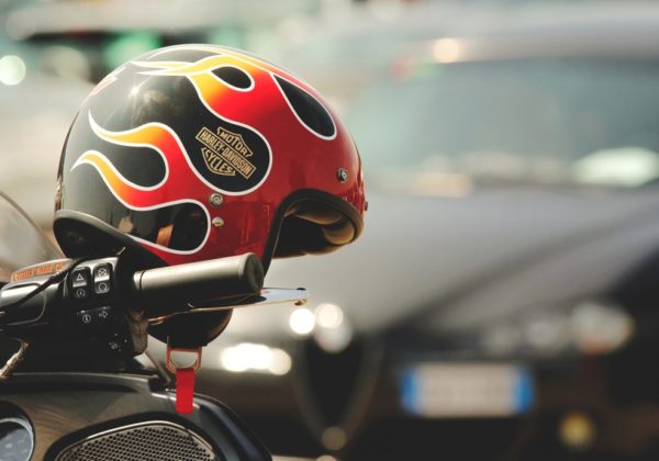 wear an helmet to complete with your motorcycle insurance 