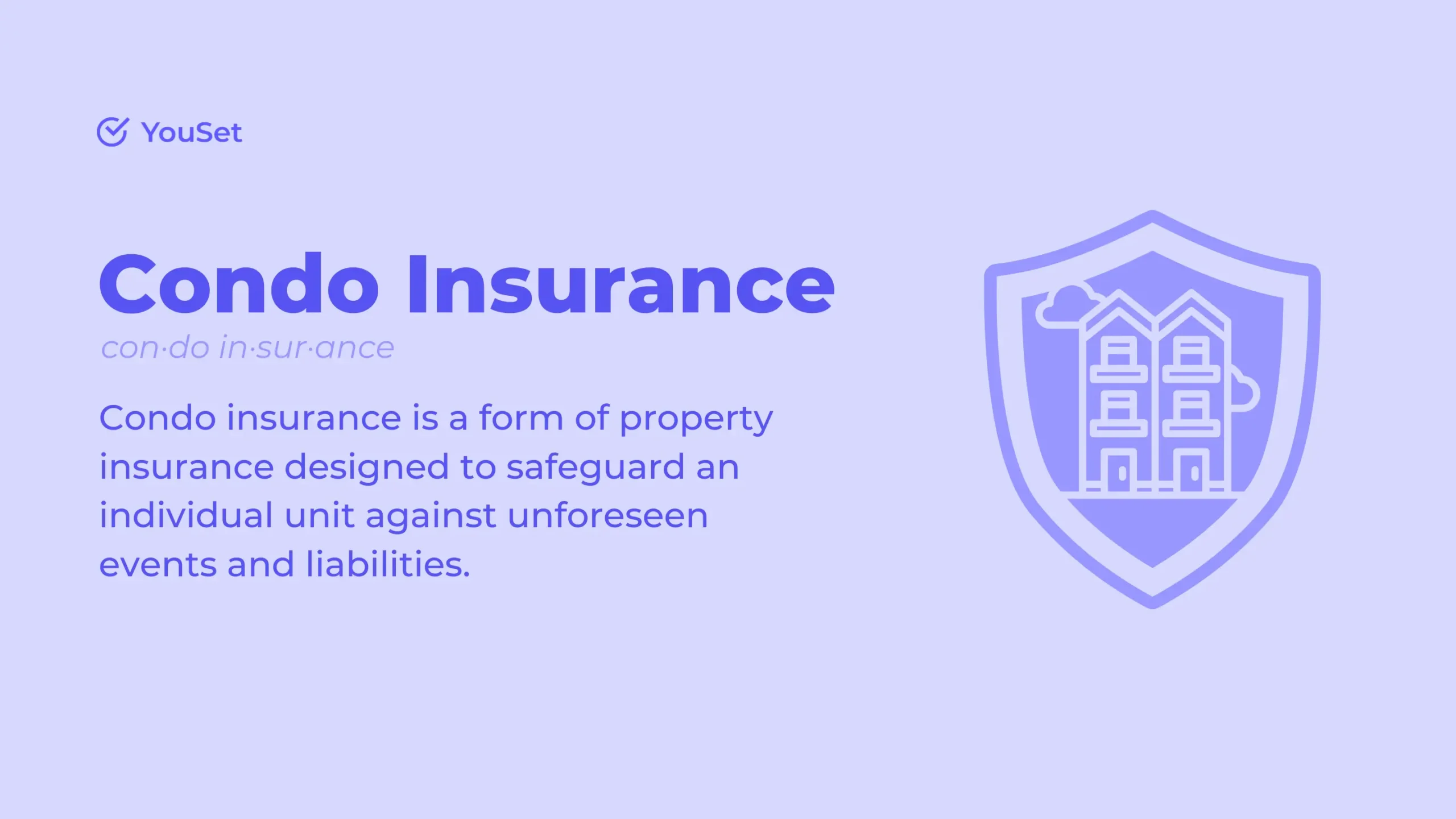 Condo Insurance Definition - YouSet