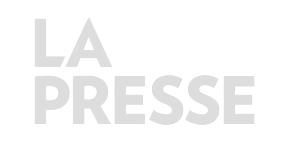 La Presse Logo Grey