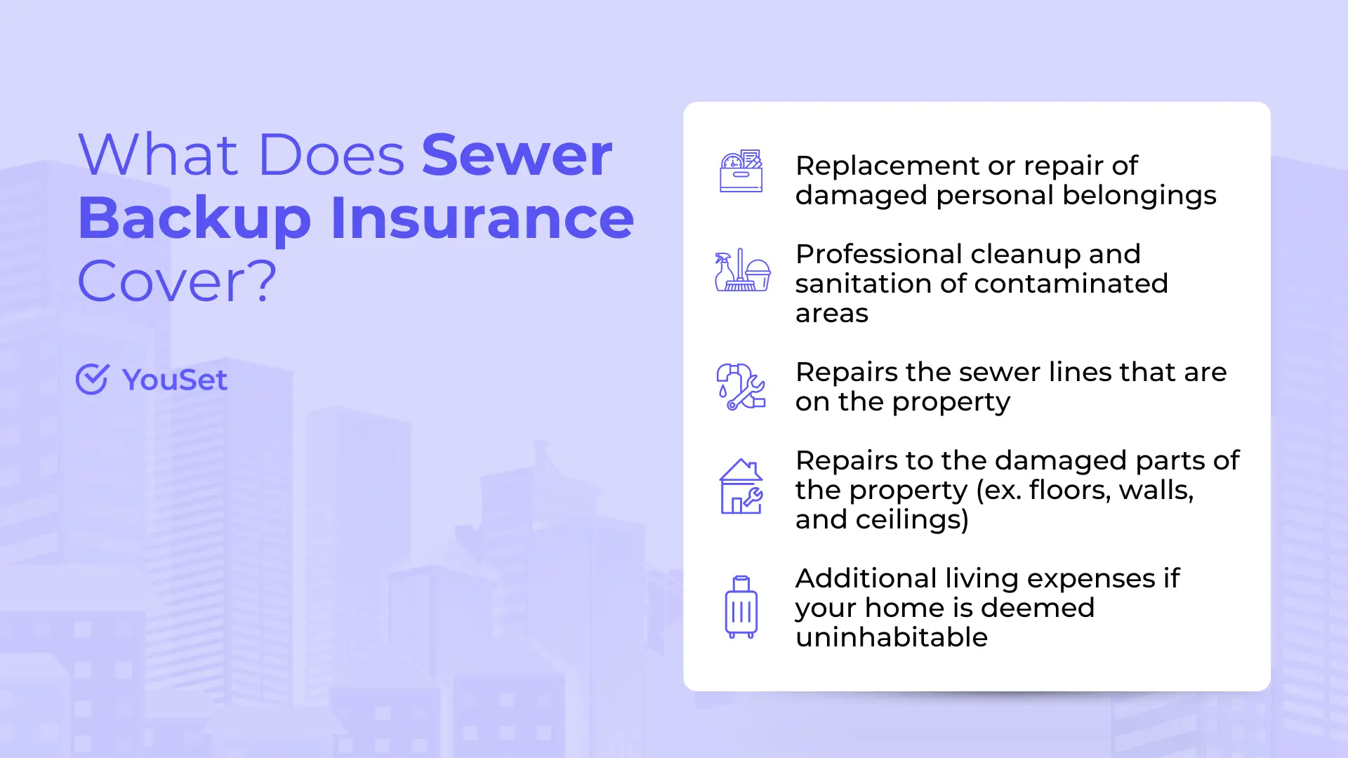 What Does Sewer Backup Insurance Cover - YouSet