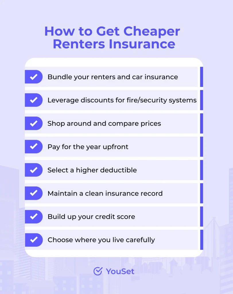 How to Get Cheaper Renters Insurance - YouSet