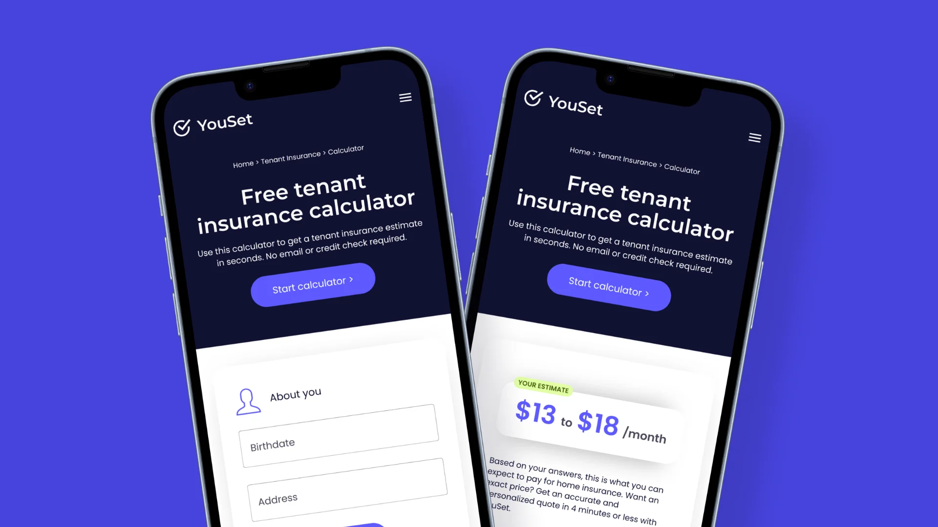 Tenant insurance calculator - YouSet guide