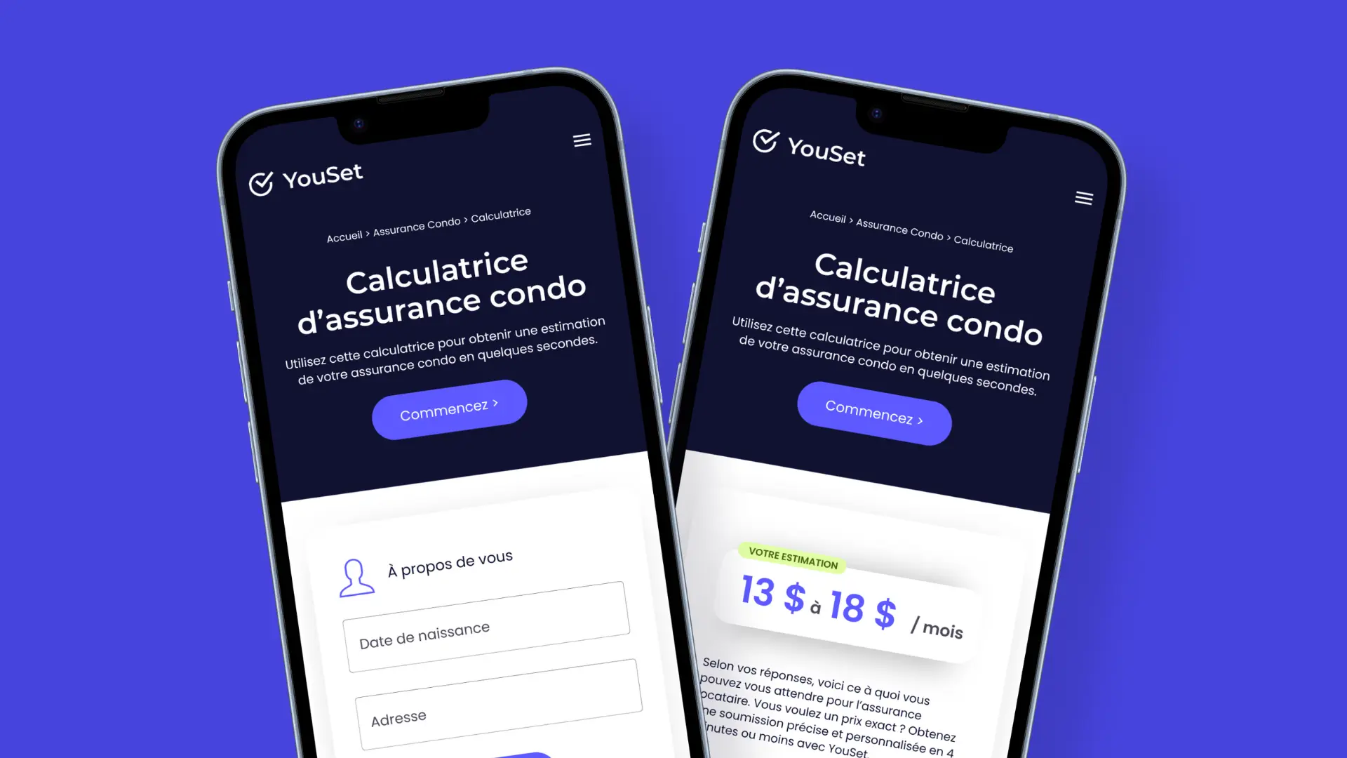 Calculatrice d’assurance condo
