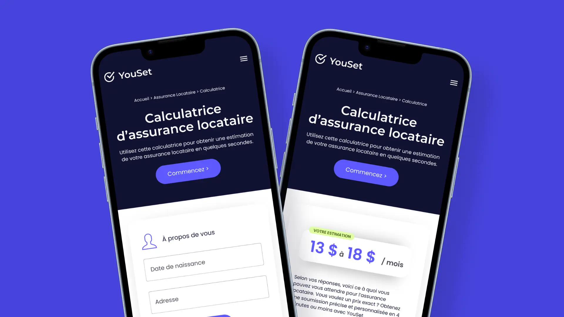 Calculatrice d’assurance locataire